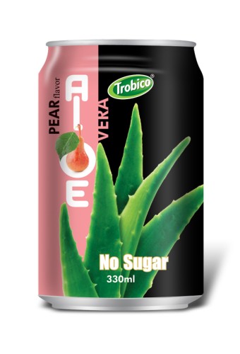 Aloe vera pear flavor alu can 330ml